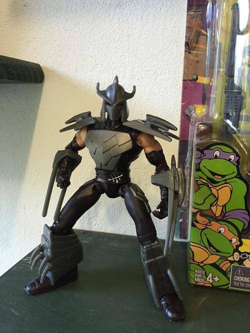 TMNT Teenage Mutant Ninja Turtles shredders x2 figures nickelodeon