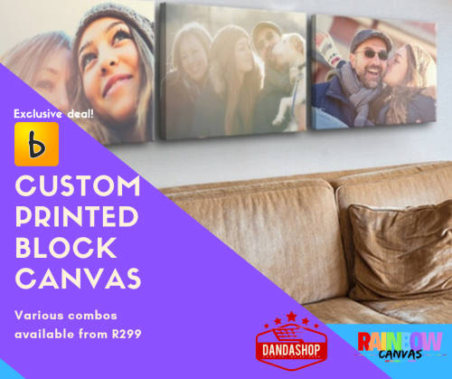 Print On Demand Canvases - 3 Options | From R299