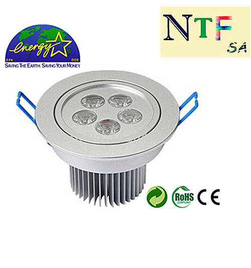 NTF 5W LED Recessed Ceiling/Down Light With Driver-Warm White One Year Warranty