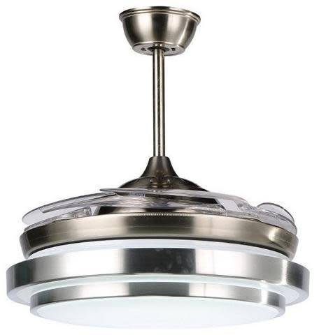 REMOTE CONTROL ULTRA QUIET CEILING FAN WITH DUAL COLOUR