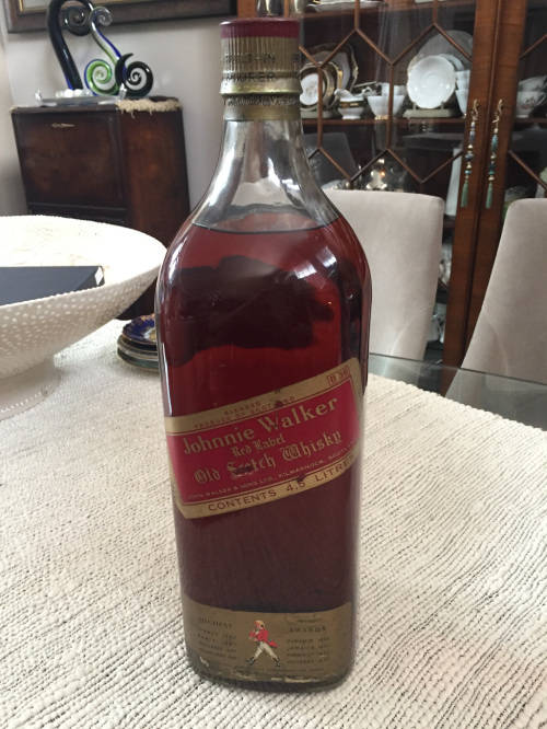 Collectible Johnny Walker 4.5L Red Label Whiskey
