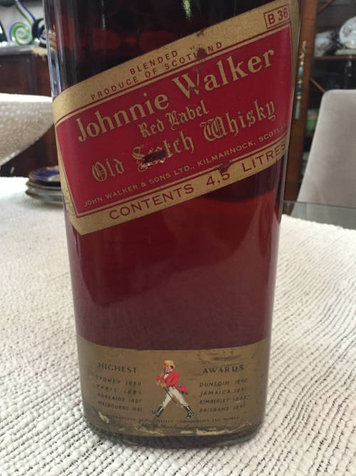 Collectible Johnny Walker 4.5L Red Label Whiskey