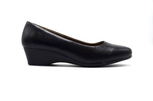 TTP COMFORT BWN182-1 WOMEN SIMPLY AND CLASSIC WEDGE HEEL PUMPS.