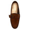TTP BLK101059 MEN`S SLIP ON LOW BACK LOAFERS