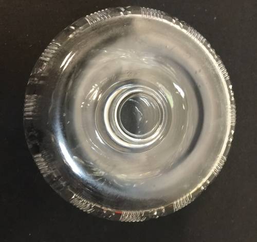 19th century Antique rose cut crystal, height - 90 mm , width - 105 mm