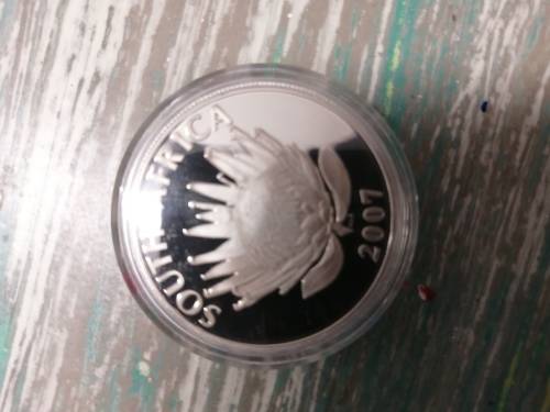 ###  PROOF MANDELA 2007 R1 silver###