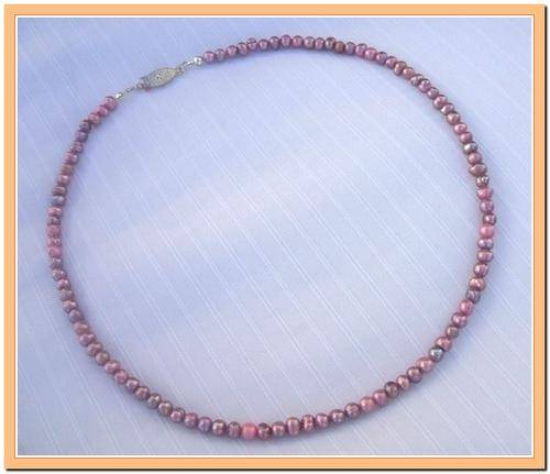 Classic Lilac freshwater pearl necklace