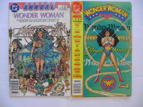 WONDER WOMEN ANNUALS # 1 1988 # 2  1989 40 and 50 pages