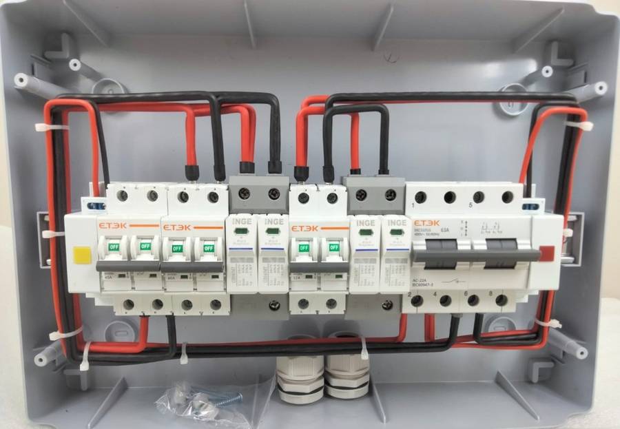 AC 8KW Pre-Wired Switch Over Box Single Phase