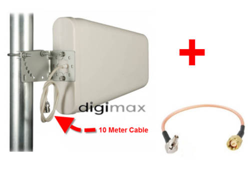 3G booster kit for Huawei modems, 10M cable ***With CRC9 Connector***