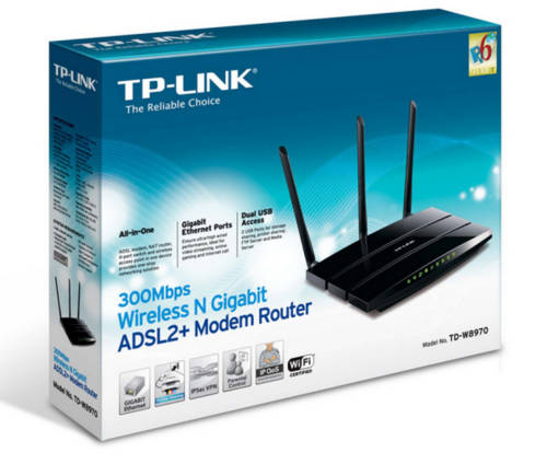 TP-Link 300Mbps Wireless N Gigabit ADSL2+ Modem Router