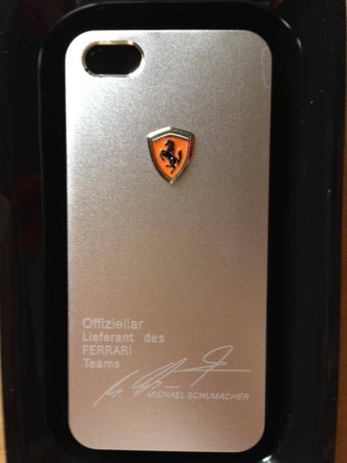 IPHONE 4/4s Ferrari Cover - Silver