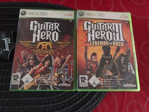 Guitar Hero Wireless Guitar + 2 Games + Extra Faceplate