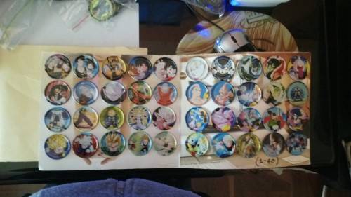 Dragonball Z Metal Tazos (Complete Collection)