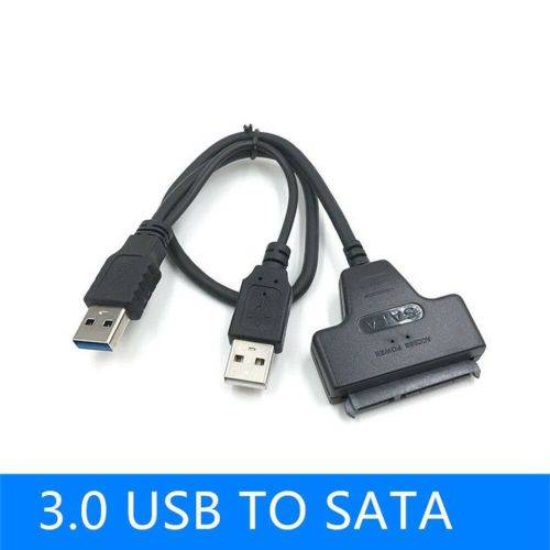USB2 USB3 TO HDD 7+15 PINS SATA 2.5 INCH HARD DRIVE CONVERTER CABLE ADAPTERS