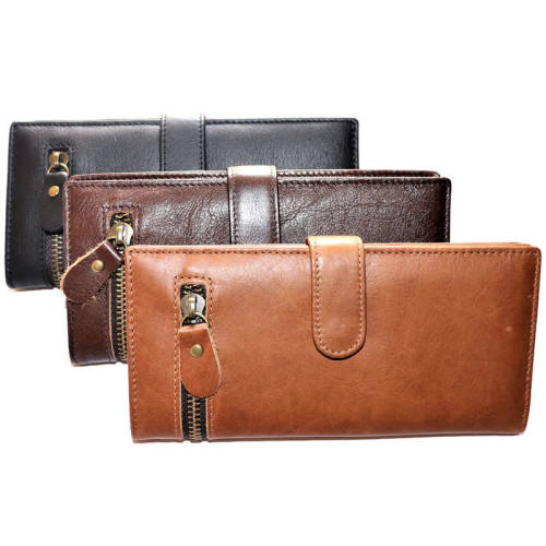 GENUNIE LEATHER UNISEX TRAVELING WALLET/PURSE