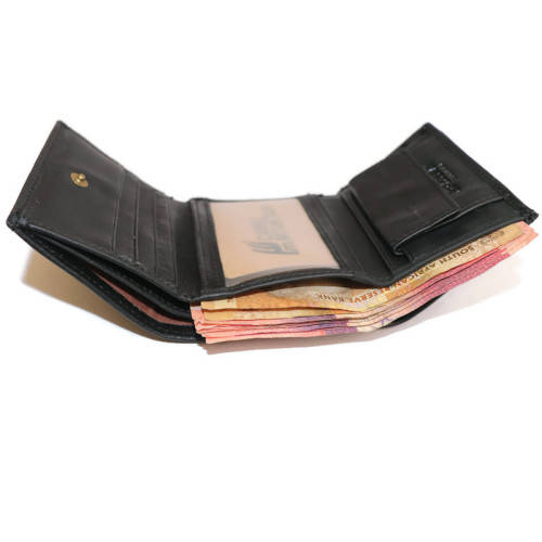 Genuine Black Leather Wallet