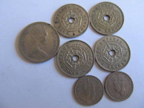 Rhodesian coins x7