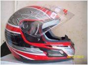 Motorcycle bike helmet - DOT safety approved full face . Ideal for bikes and atv's