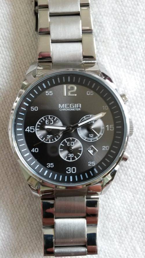 Brand new MEGIR CHRONOGRAPH STUNNING LOOKING MEN WATCH ( FREE SHIPPING)