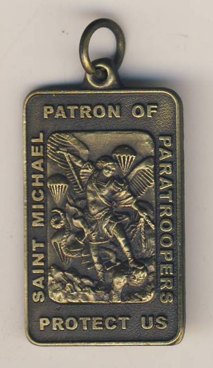 Numbered Saint Michael Parabat Pendant