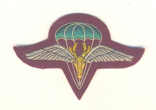 1 Parachute Battalion Bullion beret badge