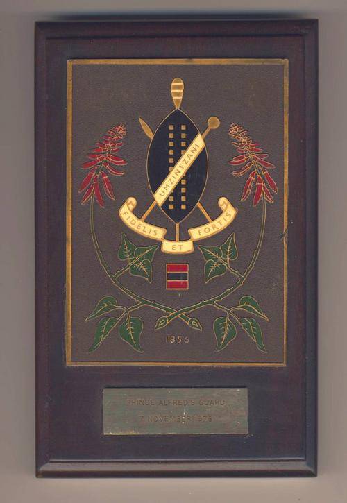 Prince Alfreds Guard Plaque