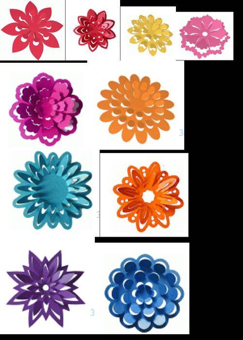 pop out flowers