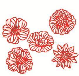 50 pieces of paper embellishments