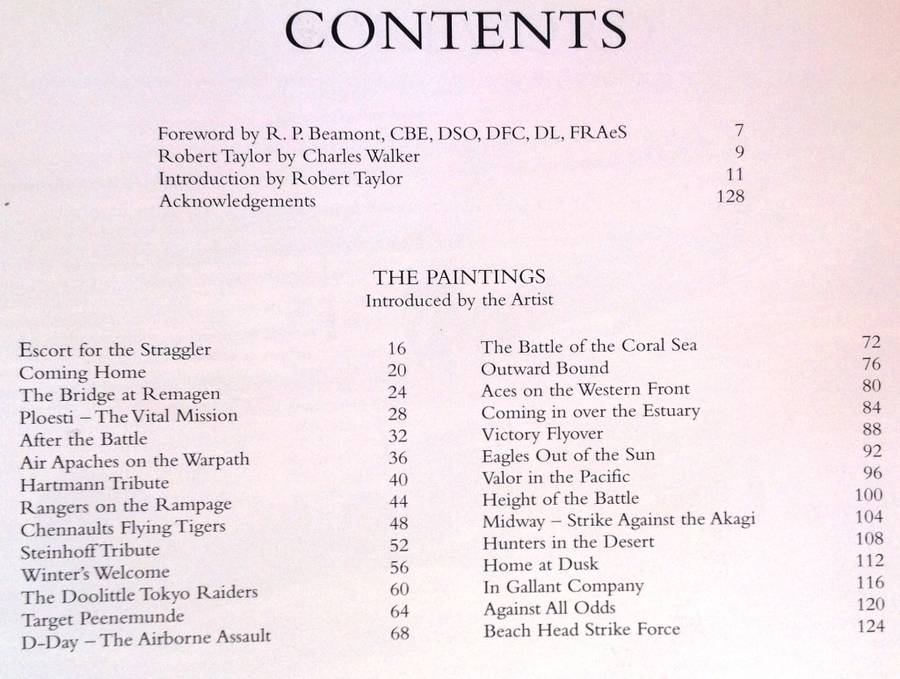 Air Combat Paintings Volume 3 - C Walker and R Taylor - Hardcover