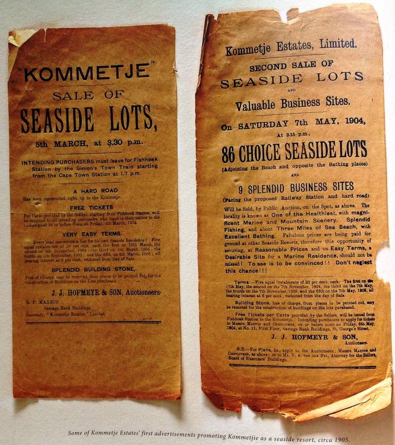 The Story of Kommetjie-A Coastal Village-Hardcover-M Metcalf, D Duffett, R Bain-signed by Authors