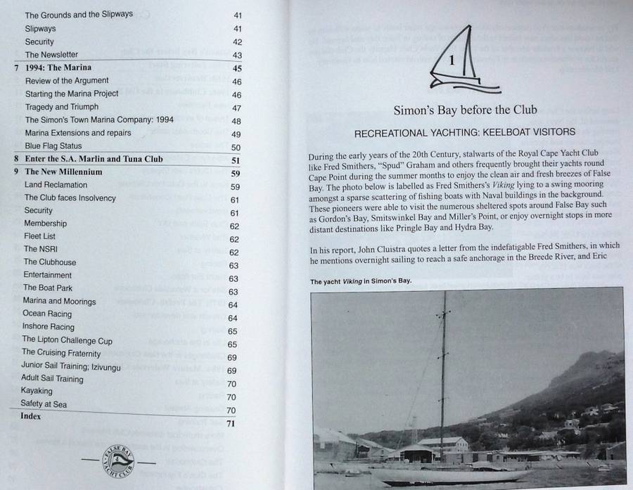 The Story of The False Bay Yacht Club - Brookes Heywood