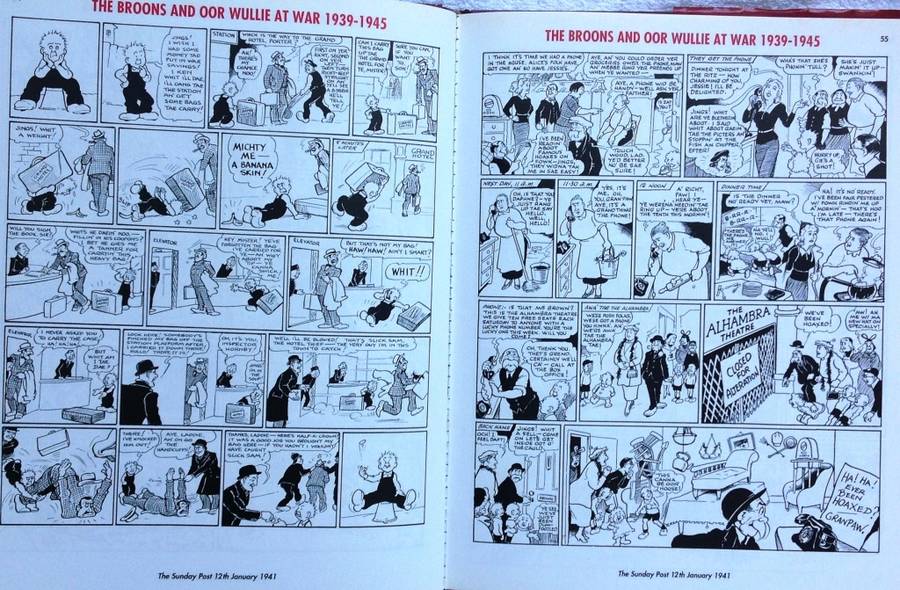 The Broons and Oor Wullie at War - Hardcover
