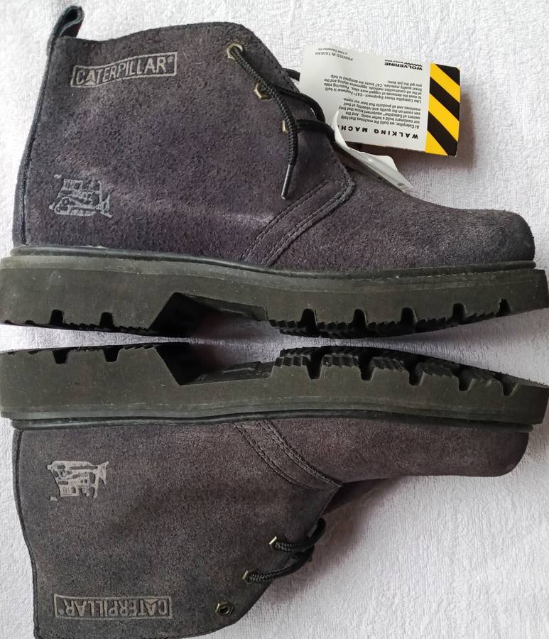 Caterpillar Walking Machine Boots - Blue Suede Shoes