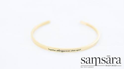 Inspirational gift bracelet - 100% stainless steel