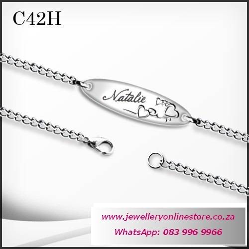 Valentine gifts - Personalized chain bracelet plus FREE engraving