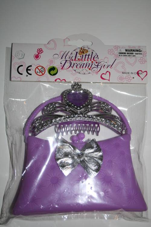 My Little Dream Girl Tiara & Bag Set