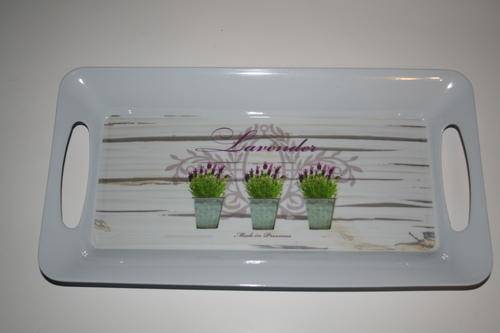 Lavender Melamine Tray