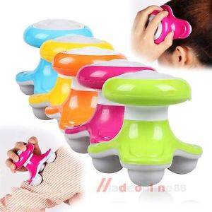 Mini Wave Vibrating Massager USB/Battery Full Body Massage-Yellow