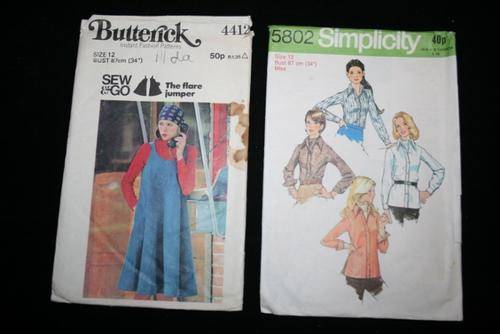 Butterick/Simplicity Patterns X 2 (Size 12)