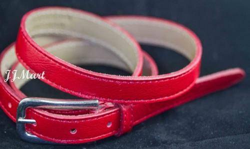 Authentic Offline Genuine Leather Ladies Belt (Retail R399) Large Red