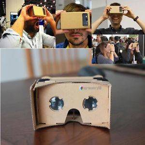 DIY Google Cardboard Virtual Reality 3D Glasses for iPhone Samsung etc