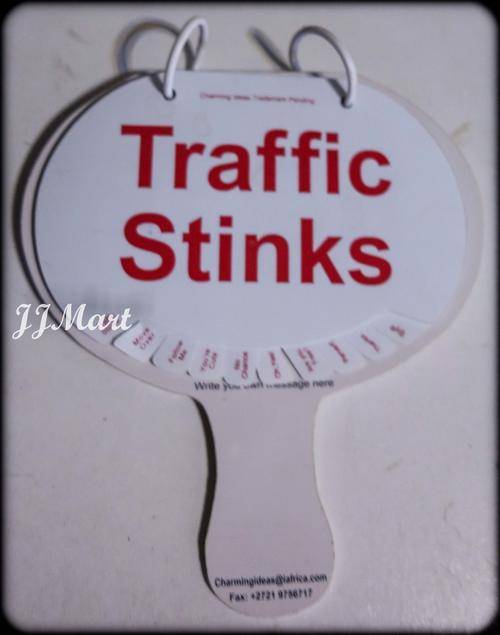 Traffic Talk Board...Have fun in traffic