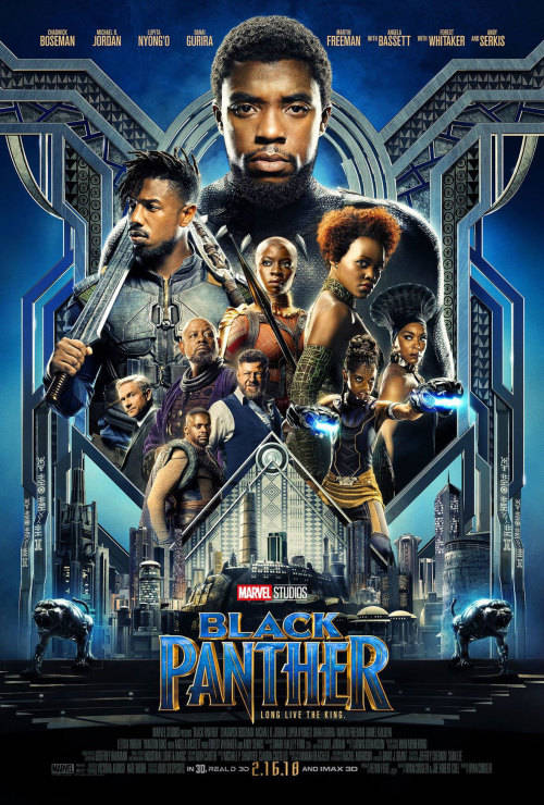4 x Black Panther Movie Poster