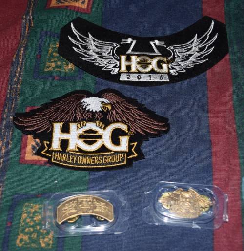Harley Davidson HOG (Harley Owners Group) Lapel Pin, Badges