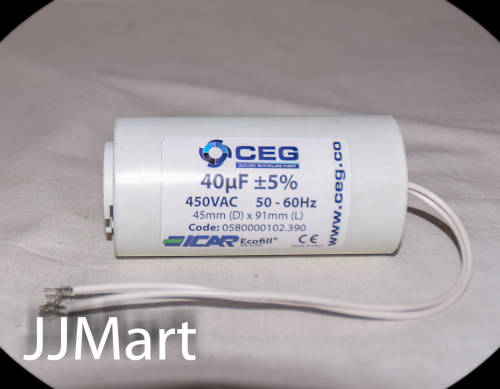 ICAR ECOFILL 40uF 450VAC 5%  Capacitor