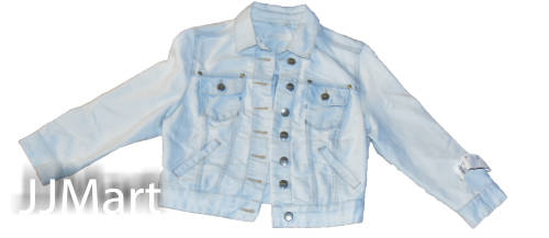 YES YES JEANS GIRLS DENIM JACKET Crop Jacket  - Size XS