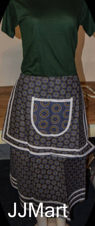 Shweshwe Skirt and Apron Set