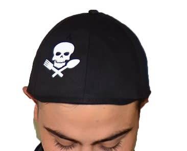 5 x Chef Cap Black with Velcro (Branding can be included)