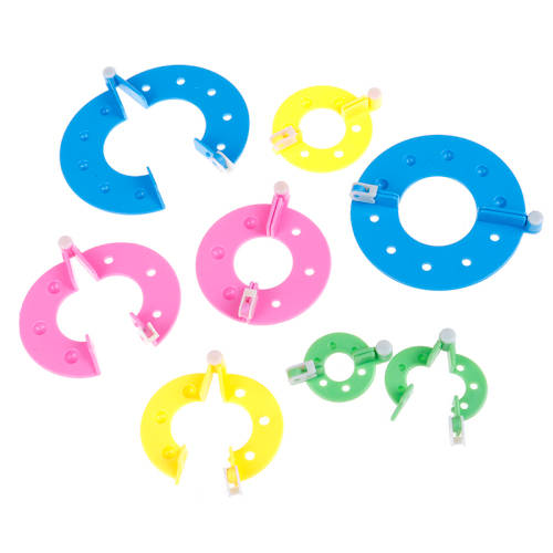 Craft Pom Pom Maker Clover Fluff Ball Craft Set of 8